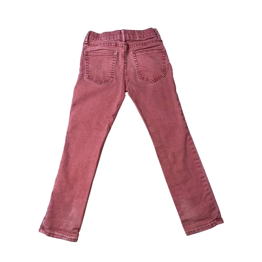 Gap Kids Boys Regular Stretch Slim Denim Jeans Terracotta Red Size 6